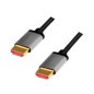 LogiLink HDMI-kabel med Ethernet 2m Sort Grå
